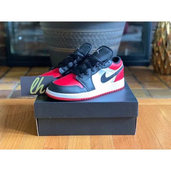 Size Air Jordan Low Bred Toe